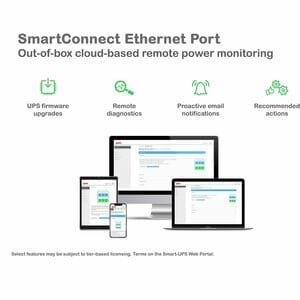 APC Smart-UPS On-Line, 2200VA, Rackmount 2U, 120V, 6x 5-20R+1x L5-20R NEMA outlets, Network Card, Extended runtime, W/ rai