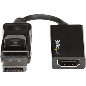 StarTech.com DisplayPort to HDMI Adapter - 4K 60Hz - Video Converter for Your DP Computer and HDMI TV or Computer Monitor 