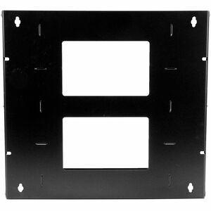 StarTech.com 2-Pfosten 8HE Open Frame Wandmontage Netzwerk-Rack mit Fachboden, Wandmontage Daten-Rack mit Einstellbarer Ti