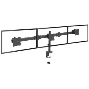 StarTech.com Braccio Articolato per Triplo Monitor fino a 24" - Braccio regolabile in altezza 3 monitor - Acciaio - Regola