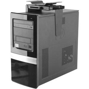 Newstar Swivel Under Desk & On-Wall PC Mount (Suitable PC Dimensions - Height: 30-53 cm / Width: 9-20 cm) - Black - 10 kg 