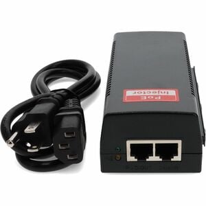 AddOn PoE Injector - 120 V AC Input - 1 x 10/100/1000Base-T Input Port(s) - 1 x PoE+ Output Port(s) - 30 W