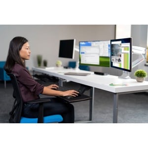 Kensington ErgoSoft Wrist Rest - TAA Compliant - 221 mm x 198.1 mm x 10.2 mm Dimension - Gel - 1