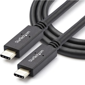 StarTech.com Câble USB-C vers USB-C avec Power Delivery (5A) de 1 m - M/M - USB 3.1 Gen 2 (10 Gb/s) - Certifié USB-IF - Co