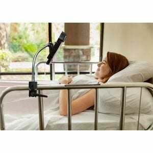 CTA Digital Heavy-Duty Gooseneck Clamp Stand For 7-13In Tablets - 13" Screen Support - 1 STAND FOR 7-13IN TABLETS