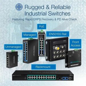 TRENDnet TI-G102 10 Ports Ethernet Switch - Gigabit Ethernet - 1000Base-T, 1000Base-X - New - TAA Compliant - 2 Layer Supp