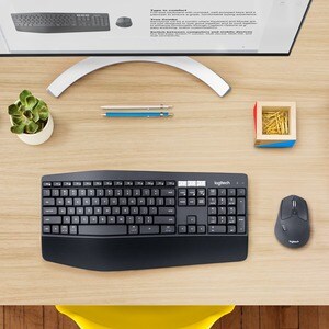 Logitech® MK850 Performance Wireless Keyboard and Mouse Combo (French Layout) - USB Wireless Bluetooth/RF Keyboard - Frenc