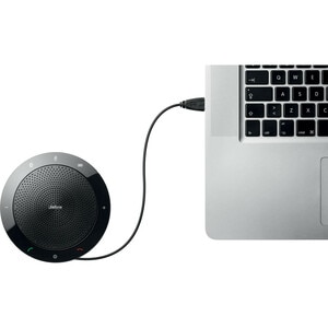 Jabra Speak 510 MS Speakerphone - Wired/Wireless Bluetooth - Skype for Business - 4 Meeting Persons Capacity - Omni-direct