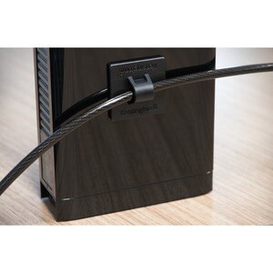 Kensington Desktop & Peripherals Locking Kit 2.0 - 8 ft Cable - Keyed Lock - Black - Carbon Steel - For Desktop Computer
