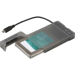 i-tec MySafe USB-C 3.1 Gen. 2 Easy, Carcasa de disco duro/SSD, 2.5", SATA, Serial ATA II, Serial ATA III, 10 Gbit/s, Conex