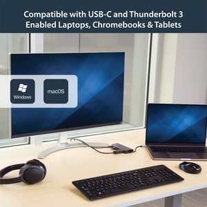 StarTech.com USB-C Multiport Adapter - SD Kartenleser - Power Delivery - 4K HDMI - GbE - 2x USB 3.0 - USb C Hub - USB Typ-