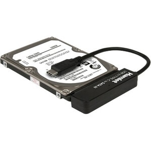 Hamlet Adattatore USB 3.1 Gen 2 Type-C 10 Gbps per Hard Disk SATA III con Box esterno senza viti per Hard Disk da 2,5". Pe