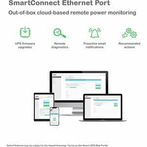 APC Smart-UPS, Line Interactive, 2200VA, Tower, 120V, 8x NEMA 5-15R+2x NEMA 5-20R outlets, SmartConnect Port+SmartSlot, AV