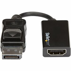 StarTech.com DisplayPort to HDMI Adapter, 4K 60Hz Active DP 1.4 to HDMI 2.0 Video Converter for Monitor/Display, Latching 