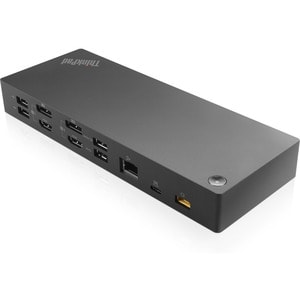 Lenovo ThinkPad Hybrid USB-C - for Notebook/Tablet - 135 W - USB Type C - 2 Displays Supported - 4K, UHD - 3840 x 2160, 51