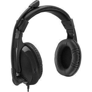 Adesso Xtream H5 - 3.5mm Stereo Headset with Microphone - Noise Cancelling - Wired- Lightweight - Works with Computer, Tab