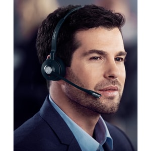 Jabra Engage 75 Stereo Wireless Over-the-head Stereo Headset - Binaural - 15000 cm - Bluetooth/DECT - 40 Hz to 16 kHz - El