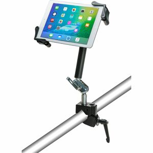 CTA Digital Heavy-Duty Pole Clamp for 7-14 Inch Tablets, including iPad 10.2-inch (7th/ 8th/ 9th Generation) - 1 Display(s