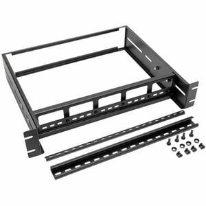 Tripp Lite by Eaton Adjustable Rack-Mount DIN Rail Kit - Top Hat, Mini Top Hat and G-Style Rails - 2U Rack Height x 19" (4