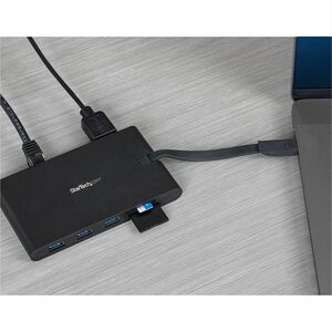 StarTech.com USB C Multiport Adapter - USB Type-C Mini Dock with HDMI 4K or VGA Video - 100W PD Passthrough, 3x USB 3.0, G