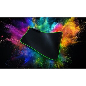 Razer Goliathus Chroma Mouse Pad - Textured - 0.12" x 36.22" Dimension - Rubber