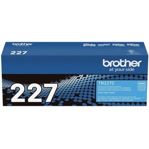 Brother TN-227C Original High Yield Laser Toner Cartridge - Cyan - 1 Each - 2300 Pages