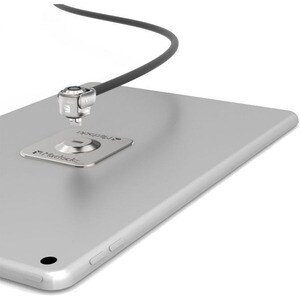 UNIVERSAL SECURITY CABLE LOCK T-BAR W/ SECURITY TRAP SILVER