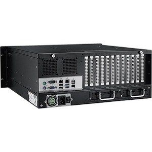 Advantech 4U Compact Rackmount / Tower Chassis for EATX/ATX/MicroATX Motherboard - Tower/Rack-mountable - 4U - 4 x Bay - 1