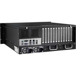 Advantech 4U Compact Rackmount / Tower Chassis for EATX/ATX/MicroATX Motherboard - Tower/Rack-mountable - 4U - 4 x Bay - 2