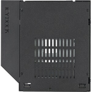 Icy Dock ToughArmor MB411SPO-1B Drive Bay Adapter for 5.25" - Serial ATA/600 Host Interface Internal - Black - 1 x HDD Sup