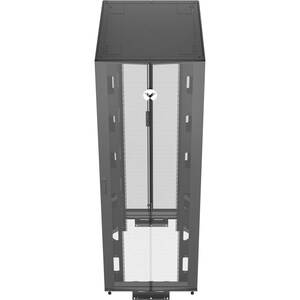 VERTIV VR 48U Floor Standing Rack Cabinet for Server, LAN Switch, Patch Panel, KVM Switch - 482.60 mm Rack Width x 1115 mm