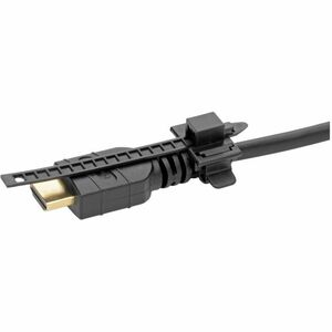 Eaton Tripp Lite Series HDMI Cable Lock - Clamp/Tie/Screw - Cable Lock - Black - Nylon