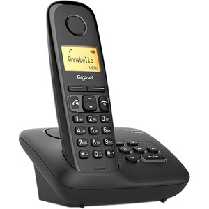 Gigaset A270 Duo DECT Cordless Phone - Black - Cordless - Corded - 1 x Phone Line - 2 x Handset - 1 Simultaneous Calls - S