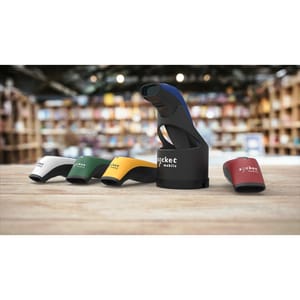 Socket Mobile SocketScan S740 Handheld Barcode Scanner - Wireless Connectivity - Red, Black - 495.30 mm Scan Distance - 1D
