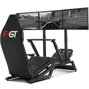 Next Level Racing F-GT Formula and GT Simulator Cockpit - Matte Black