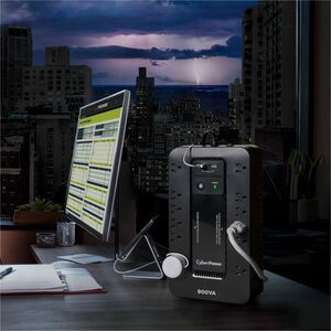 CyberPower ST900U Standby UPS Systems - 900VA/500W, 120 VAC, NEMA 5-15P, Compact, 12 Outlets, PowerPanel® Personal, $12500