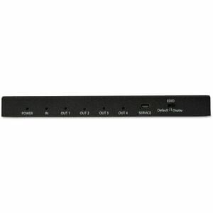StarTech.com 4 Port HDMI Splitter - 4K 60Hz - 1x4 Way HDMI 2.0 Splitter - HDR - ST124HD202 - Displays the same image with 