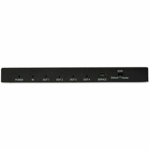StarTech.com Sdoppiatore Splitter HDMI a 4 porte - 4K 60Hz - HDR - ST124HD202 - 4096 x 2160 - 5 m Distanza operativa massi
