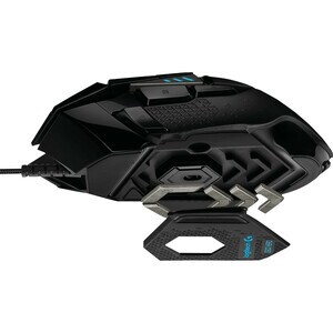 Logitech HERO G502 Gaming-Maus - USB - Optisch - 11 Taste(n) - Schwarz - Kabel - 16000 dpi Auflösung - Scroll-Rad - Rechts