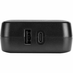Targus 65W USB-C/USB-A Charger - 65 W - 120 V AC, 230 V AC Input - 5 V DC/3 A, 9 V DC, 12 V DC, 15 V DC, 20 V DC Output - 