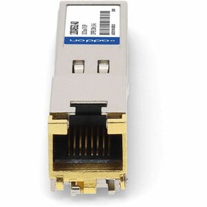 AddOn SFP (mini-GBIC) - 1 x RJ-45 10/100/1000Base-TX LAN - 1 - TAA Compliant - For Data Networking - Twisted PairGigabit E