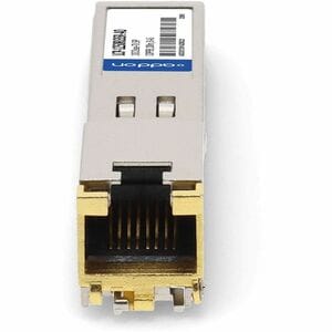 AddOn SFP (mini-GBIC) - 1 x RJ-45 10/100/1000Base-TX LAN - 1 - TAA Compliant - For Data Networking - Twisted PairGigabit E