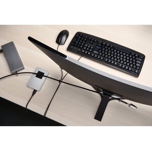 Kensington Desktop & Peripherals Locking Kit 2.0 - Master Keyed - 8 ft (2.44 m) Cable - Master Keyed Lock - Carbon Steel, 