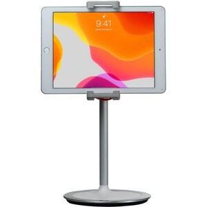 CTA Digital Height-Adjustable Desktop Tablet Stand - Up to 12.9" Screen Support - 13" Height x 6.8" Width x 6.8" Depth - D