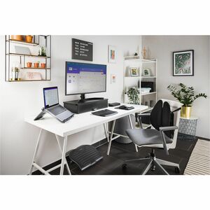 ERGOSOFT MOUSEPAD W. WRIST REST FOR STANDARD MOUSE BLACK