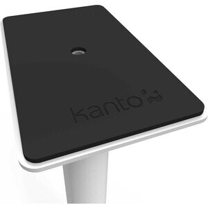 Kanto SP32PLW 32" Bookshelf Speaker Floor Stands, White - 32" Height x 8.90" Width x 10.60" Depth - Floor - Foam, Steel - 