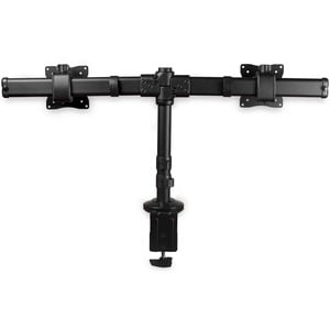 StarTech.com Desk-Mount Dual-Monitor Arm, For up to 27"(17.6lb/8kg) Monitors, Low Profile Design, Clamp/Grommet Mount, Dua