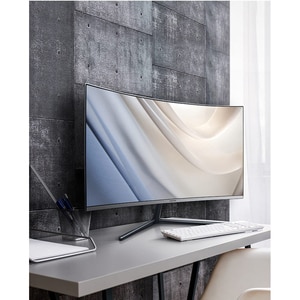 Samsung U32R590CWN 32" Class 4K UHD Curved Screen LCD Monitor - 16:9 - Dark Blue Gray - 32" Viewable - 3840 x 2160 - 1.07 