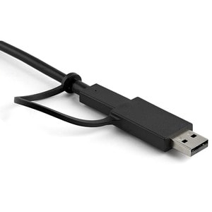 StarTech.com Universal Laptop Docking Station, Hybrid USB-C & USB-A Dock, Dual 4K DP & HDMI, 100W PD, Mac / Windows / Chro