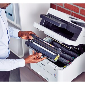Impresora Láser Multifunción Brother MFC-L3750CDW Inalámbrico - Color - Copiadora/Fax/Impresora/Escáner - 25 ppm Mono/25 p